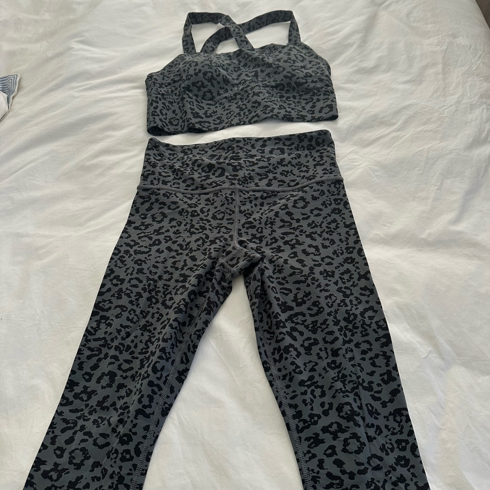 Athleta Leopard Matching Set